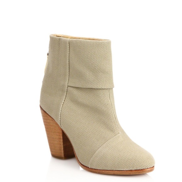 rag & bone Shoes - Rag & bone Newbury canvas booties